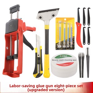 <span class=keywords><strong>Kit</strong></span> d'outils <span class=keywords><strong>professionnel</strong></span> pour le <span class=keywords><strong>nettoyage</strong></span> des joints de <span class=keywords><strong>carrelage</strong></span>, pistolet à mastic économe en travail, modèle GJ - Product Image 1