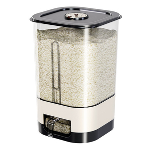 Dispenser Automatico di Riso con Finestra Trasparente, Contenitore per Cereali a Pressione di Grande Capacità con Timer e Design Anti-insetti - Product Image 5