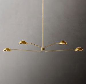 Salon de luxe moderne <span class=keywords><strong>Suspension</strong></span> de villa dorée <span class=keywords><strong>en</strong></span> <span class=keywords><strong>laiton</strong></span> Lustre rond Nouveau design Lampe <span class=keywords><strong>en</strong></span> acier <span class=keywords><strong>Suspension</strong></span> de salle à manger - Product Image 3