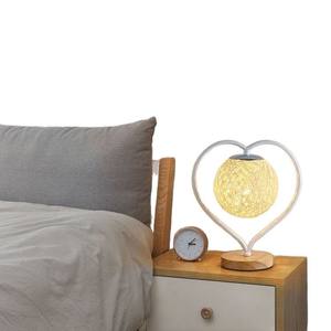 Wedding <b>Table</b> Lamp Instagram-Worthy Heart-Shape Nordic Design Romantic Trendy <b>Bedside</b> Night Light for Bedroom for Breastfeeding - Product Image 6