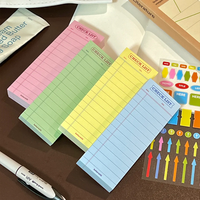 Bloc-notes écologique à feuilles détachables, personnalisé, liste de choses à faire, bloc-notes autocollant, organisateur de bureau pour le bureau