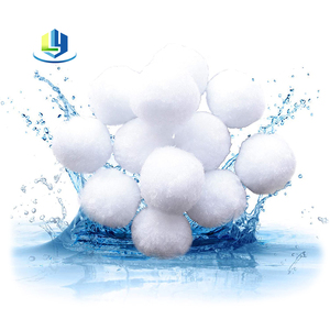 Boules filtrantes pour <span class=keywords><strong>piscine</strong></span> 700G, média de filtration d'eau, boule en fibre, Chine, remplace le sable et le <span class=keywords><strong>verre</strong></span>, traitement de l'eau, fibre de polyester - Product Image 1