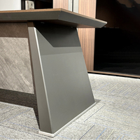 Table de bureau moderne de luxe pour patron, nouveau Design, Table de patron Durable en forme de L