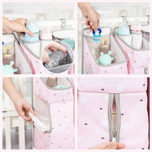 Organizzatore di pannolini per <span class=keywords><strong>fasciatoio</strong></span> personalizzato BSCI Stacker per pannolini appesi per bambini - Product Image 3