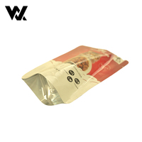 Sachet de conditionnement pour aliments pour animaux de compagnie humides, en aluminium de qualité alimentaire, imprimé sur mesure, résistant aux hautes températures (121°C), thermoscellable, pour cuisson et rétortage