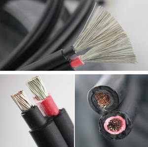 二芯錫メッキ銅太陽光ケーブル 2x4 mm 2x6 mm PV DCケーブル用 H1Z2Z2-K IP65定格 - Product Image 3