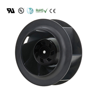 Ventilador Centrífugo PBM ODM/OEM de 225 mm, Impermeable, DC 24V/48V, Motor EC, Aspas de Plástico, Personalizable, de Pie, IP55, 690Pa