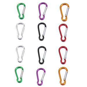 Mousqueton portable en aluminium avec logo imprimé en typographie personnalisée, idéal pour l'escalade, le camping, la randonnée, les sports, en polyester coloré - Product Image 6