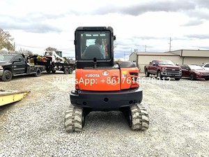 Mini-excavatrice sur chenilles d'occasion Kx057-4 de marque supérieure, 5 tonnes, en bon état, modèle Kx057 à vendre - Product Image 5