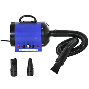 Secador de pelo portátil para mascotas, herramientas de aseo pequeñas, peines y tijeras, acero inoxidable y plástico para limpieza de gatos - Product Image 1