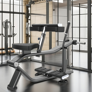 Máquina de extensión de piernas de acero de alta calidad con asiento, cuero antideslizante y resistente al desgaste, para elevación de pantorrillas con carga de placas, modelo L-8062 - Product Image 6