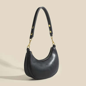 Customized <b>handbag</b> fashion design wallet women's shoulder bag PU leather women's armpit bag - Product Image 2