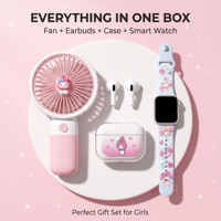 Set Headset Nirkabel Kipas Ventilator Kartu Grosir Pabrik - Hadiah Isi Ulang untuk Dibawa