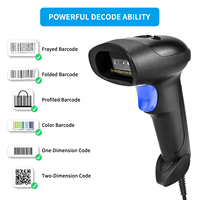 Pemindai Barcode NETUM L5 2D Berkabel Nirkabel Handsfree Lector De Cdigo De Barras untuk Komputer POS Mendukung Pemindaian Layar Otomatis