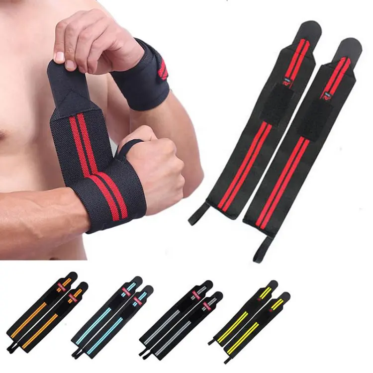 1pcs Wrist Support Gym Weightlifting Training Weight Lifting bands Bar Grip Barbell Straps Wraps Hand Protection grip belt Fit