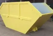 Abfall wirtschaft Mülleimer Kipp lader Skip Container