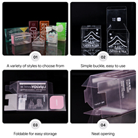 Les fabricants fournissent des boîtes d'emballage transparentes en plastique PP PVC PET personnalisées, boîtes d'emballage transparentes pour le café et le thé