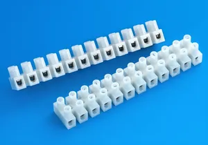 Wire Connectors Nuts PA9 Nature Electrical Terminal Block - PA Housing Steel Insert Terminal Strips