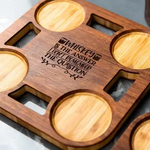 Contreplaqué de bambou pour outils de cuisine planche à découper sous-verre en bambou