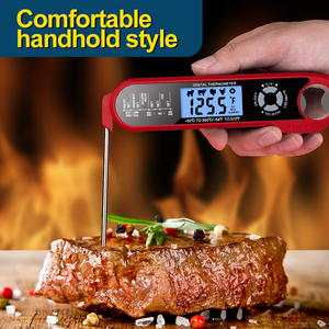 Termómetro Digital de Cocina 2 en 1, Plegable, Resistente al Agua, de Lectura Instantánea, para Carne y Barbacoa, Popular en el Hogar - Product Image 3