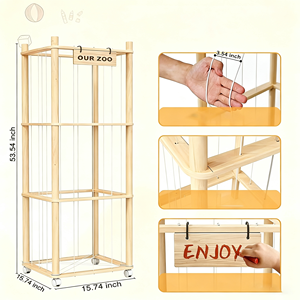 Scaffale Extra Large per Giocattoli, Organizzatore in Legno per Cameretta e Stanza dei Giochi dei Bambini - Product Image 4