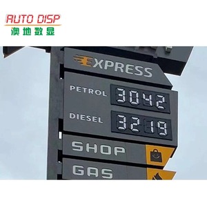 Tablero de Visualización Digital Magnético <span class=keywords><strong>para</strong></span> Gasolinera, Señalización de Precios de Combustible de Alta Visibilidad <span class=keywords><strong>para</strong></span> Negocios de Autoservicio y Tiendas Minoristas - Product Image 2