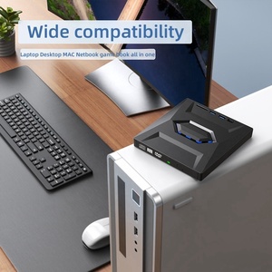 Mới nhất đa chức năng 7-<span class=keywords><strong>in</strong></span>-<span class=keywords><strong>1</strong></span> DVD Burner với SD TF Đầu Đọc Thẻ Hub USB 3.0 Loại C di động bên ngoài ổ đĩa quang CD/DVD Nhà Văn - Product Image 3