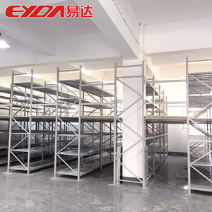 Sistema de estanterías de acero de almacenamiento de almacén multinivel Protección contra la corrosión Plataforma de Estructura Industrial Estantería de entresuelo de metal - Product Image 3