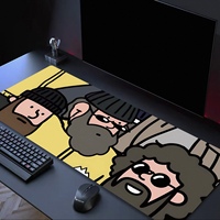 Tapis de souris de jeu et de bureau antidérapants en PVC, imprimés sur mesure par transfert thermique, grande taille, vente en gros directe fabricant GLP