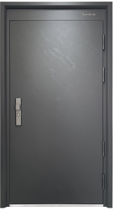 Porte double asymétrique de sécurité en fer, verre et acier, étanche, sur mesure, pour <span class=keywords><strong>maison</strong></span>, par des fabricants modernes - Product Image 2
