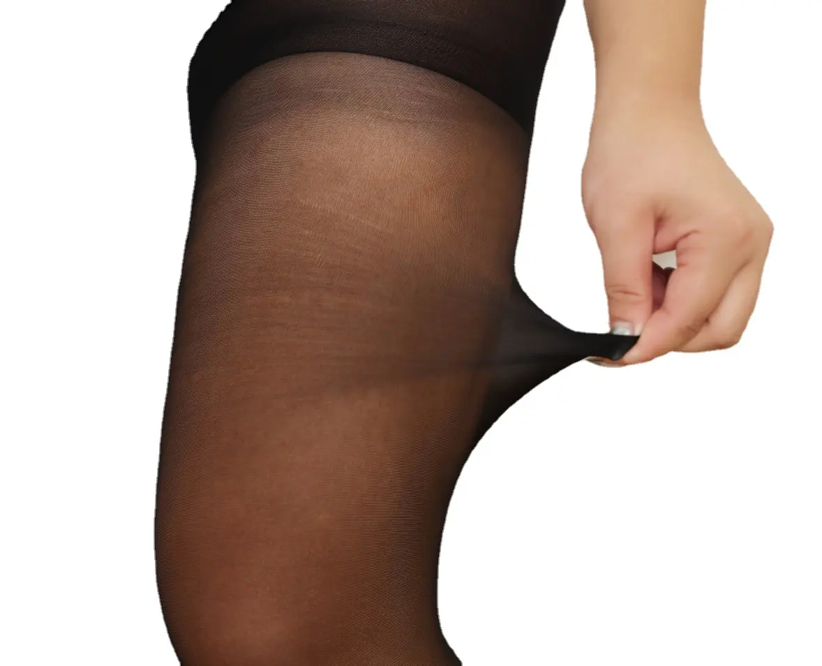 Stoking hipertropi elastis tinggi bagian tipis musim panas pantyhose semangka pp besar