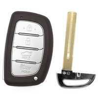 Llave Inteligente Universal KEYDIY 315MHz KD Serie ZB, Llave Inteligente para Auto ZB33-4 con 4 Botones, Entrada sin Llave, Llave para Vehículo de 433mhz