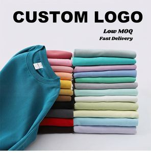 Sweat-shirts imprimés à épaules tombantes coupe classique 300G, hauts à col rond couleur macaron pour le printemps et l'automne, ODM Group Best Friend - Product Image 1