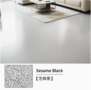 Innovative Epoxy Colored Sand Floor Paint Marble Pattern Self-Leveling Water <b>Alkali</b> Resistant Warehouse Bathroom Kitchen Outdoor - Product Image 6