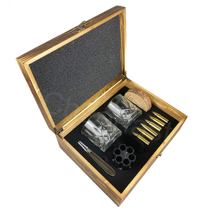 Kim Loại Đẹp Bullet Whiskey Đá <span class=keywords><strong>Ice</strong></span> <span class=keywords><strong>Cube</strong></span> Với Whiskey Kính Tái Sử Dụng Thép Không Gỉ Làm Mát Đá Bullet Hình - Product Image 1