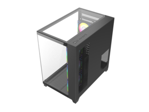 Vente en gros d'usine OEM nouveau boîtier de jeu en verre à trois faces panneau de verre supérieur vision complète armoire d'<span class=keywords><strong>ordinateur</strong></span> - Product Image 6