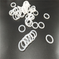 Joint torique en silicone blanc, joint d'étanchéité en silicone en forme de O, résistant aux hautes températures, de qualité alimentaire, étanche, en caoutchouc de silicone