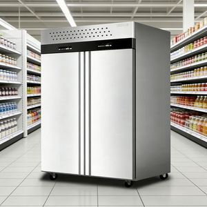 Congélateur vertical de cuisine le plus vendu, réfrigérateur et congélateur commercial pour restaurant, réfrigérateur vertical en acier inoxydable - Product Image 5