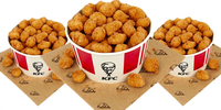 Seau familial de 65 oz, 85 oz, 150 oz, seau à emporter KFC, seau à poulet frit, fabrication sur mesure, épaississement