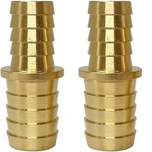 Raccord de tuyau en laiton poli AOL à basse pression, à raccordement égal en pouces, à barbillon droit, raccord de réduction, OEM, pour plomberie et eau - Product Image 1
