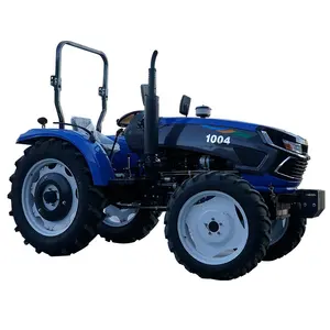 Özelleştirilmiş 100HP 4WD çiftlik kullanımı traktör fiyat tekerlekli çok fonksiyonlu tarım traktörleri