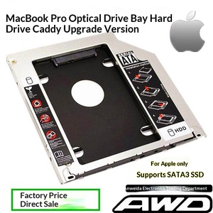 Support de disque <span class=keywords><strong>dur</strong></span> pour MacBook Pro A1278 A1286 A1287 A1297 A1342, support de disque <span class=keywords><strong>dur</strong></span> optique, support SSD, sans étui - Product Image 2