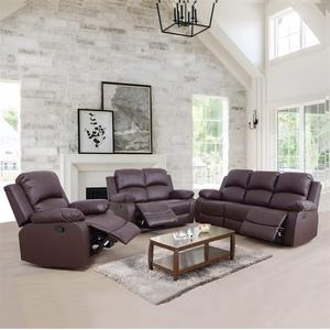 ヨーロピアンスタイルのモダンな家庭用家具リクライナソファセット快適な拡張性マッサージインフレータブル布張り合成皮革 - Product Image 3