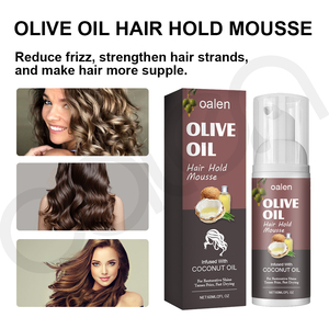 <span class=keywords><strong>Mousse</strong></span> capillaire extra forte à l'huile d'<span class=keywords><strong>olive</strong></span> hydratante anti-pelliculaire pour hommes et femmes, personnalisée par l'usine. - Product Image 2