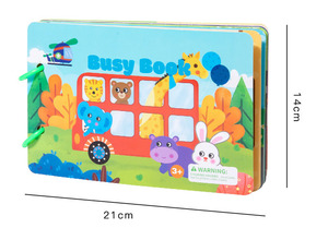 Nuevo libro de pasta de lágrimas de mano silenciosa para bebés, pegatina mágica de Educación Temprana, iluminación de jardín de infantes, juguetes educativos para niños - Product Image 3