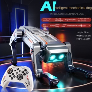 Robot Perro Inteligente con IA para Conversación por Voz, Control Remoto Manual, Programable, de Plástico, Eléctrico, Educativo para Niños - Product Image 2