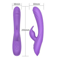 Realistischer Riesiger Dicker Silikon-Vibrator mit 3 9 7 Vibrationsmodi für G-Punkt und Klitoris-Stimulation Sexspielzeug Stoßender Dildo-Vibrator