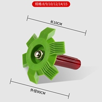 Peigne à ailettes de climatisation de qualité industrielle CT-351, brosse de nettoyage personnalisée OEM/ODM pour ailettes de radiateur et de condenseur
