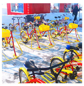 Salida de fábrica producto de esquí en la nieve scooter de nieve bicicletas de esquí para el invierno - Product Image 3