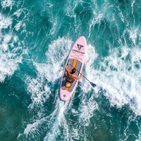 Kayak gonflable hybride de pêche de qualité supérieure avec kit d'accessoires multifonctionnels